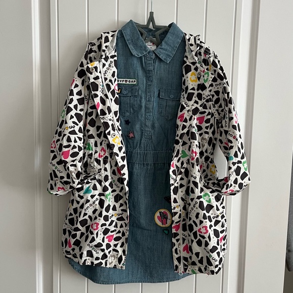 Diane Von Furstenberg x GapKids dress and coat - Picture 1 of 15